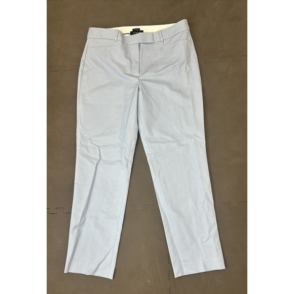 Talbots Pants - NWT Talbots Newport Trouser Pants Sz. 12 Sits at Waist Crop/Ankle Light Blue FS